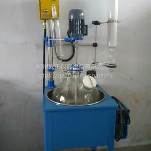 上海实验室乾正仪器F-50L单层玻璃反应釜多功能反应釜厂家生产现货包邮