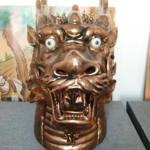 圆明园十二生肖兽首 兽首摆件鼠牛虎兔龙蛇马陶瓷工艺品摆件 景德镇陶瓷