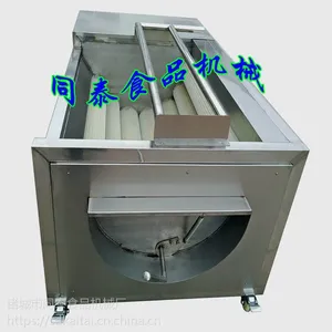 TQX系列毛刷红薯清洗机,马铃薯脱皮机,果蔬清洗脱皮加工设备价格