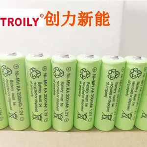 太阳能草坪灯专用用镍氢充电电池,TROILY AA200电池,厂家直销