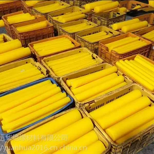 纯黄色PU棒，进口聚氨酯棒，弹力好优力胶棒