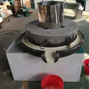 家庭作坊石碾设备 粮食面粉石碾机 面粉石磨机1.1米电动石碾子