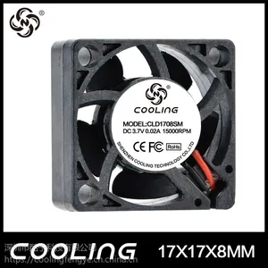 酷宁cooling 1708风扇 17X17X08MM 精密风机 纳米轴承 厂家直销