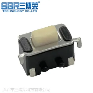 三博荣3*6侧面轻触开关 耐高温侧按复位按键开关 卧式音量调节键