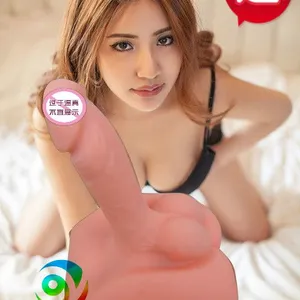 新款女用性用品荫交自慰器 男女用同志肛交自慰器 坐地炮假阳具