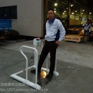 宿衡供应300kg碳钢轮椅秤价格 长沙医院透析室轮椅秤厂家WFL-700W带打印机