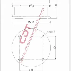 辰东直销辰美品牌LED红色闪光航空障碍灯型号CM-13天津地区航空障碍灯专卖