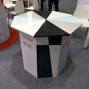 特抗一体透芯无缝拼接环氧树脂多颜色台面