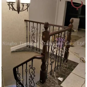 装饰性室内楼梯立杆 宁波天工铁艺立杆