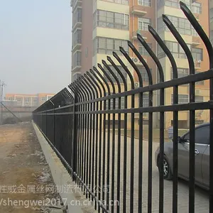 热镀锌喷塑锌钢围墙护栏,锌合金材质工厂现货