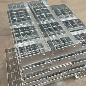 阔安金属踏步板 Q235建筑格栅 锅炉厂平台踏步板