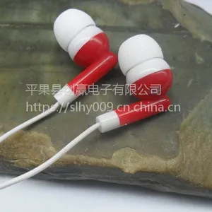 礼品耳机现货批发小苹果耳机 入耳式mp3耳机工厂生产通用配机 品牌广告赠品