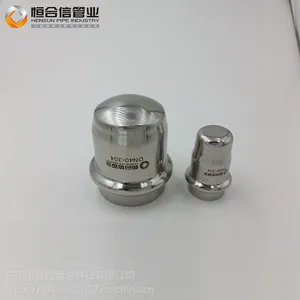 厂家直销不锈钢管帽 不锈钢管件 双卡压式管件 饮用水管件