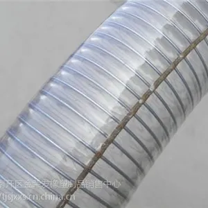 黄骅钢丝管_聚鑫橡塑(图)_大口径吸水排污钢丝管