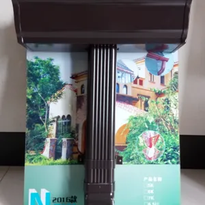 供应100*80仿铜铝合金方形雨水管彩铝方管