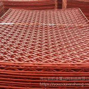 商家主营菱形镀锌拉伸钢板网批发建筑手脚架脚踏防护网钢笆片