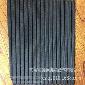 黑色10MM条宽 3D中宽条汽车坐垫网眼布