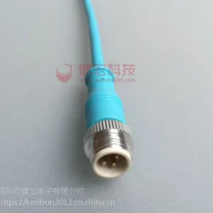 水族专用M12防水插头线防水连接件价格实