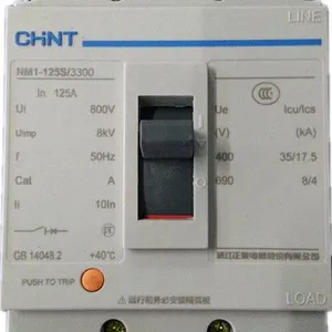 供应正泰塑壳断路器NM1-125S/3300 100A