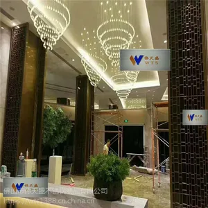 伟天盛供应古铜色不锈钢板材激光缕空屏风