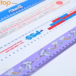东莞塑料软胶直尺30cm直尺30厘米塑料直尺12inch英寸..