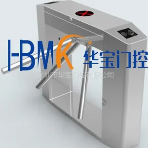人行通道闸机 工地三棍闸翼闸摆闸门禁系统 立桥式三辊闸机通道闸