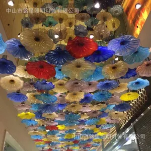 售楼部大堂大厅灯具生产厂家批发大堂大厅创意装饰玻璃灯具灯饰