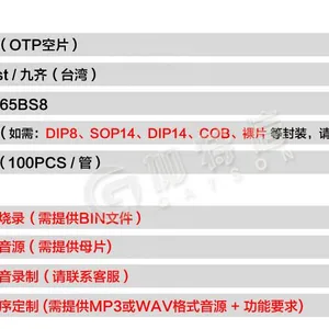 全新原装Nyquest/九齐语音IC OTP全系列 NY3P065BS8 封装SOP8 提供技术支持