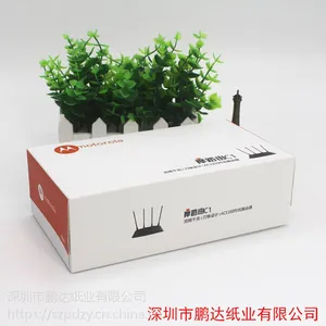 广东深圳宣传广告盒抽纸摩路由定制版---深圳鹏达纸业