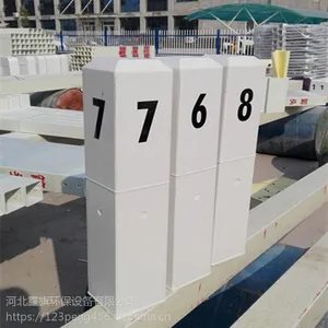 河北霆旗玻璃钢厂家直销玻璃钢百米桩,公路里程碑,农田界桩