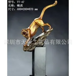 深圳天禅铜质家居礼品 生龙活虎铜艺摆件 ***动物铜雕工艺品