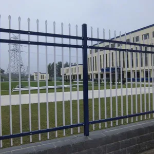 厂区围墙锌钢护栏,质优价廉、性价比高、防护性能好