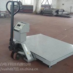 1000kg手动叉车秤YCS仓库称重仪器