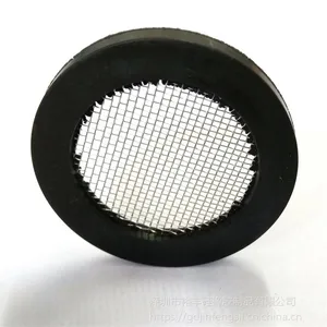 6分水表过滤网304滤网40目橡胶包边滤网垫ND15