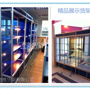浏雅货架LY-JP2017新款高端酒柜钛合金材料给您不一样的感觉
