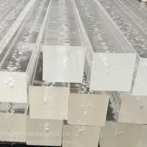 合翔 有机玻璃异形棒 有机玻璃棒 可订制气泡,四方,空心棒