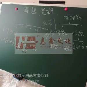 珠海挂式单面环保写字绿板2