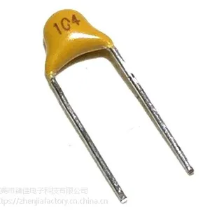 黄色电容独石电容生产厂家104PF 50V 0.1UF 100NF 20% 脚距5/2.5MM