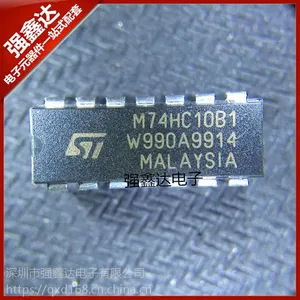 ȫ�� M74HC10B1 ֱ�� DIP-14 74HC10 �߼�оƬIC ST ����ԭװ