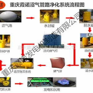 供应大型沼气工程设备新型小型家用沼气发电设备