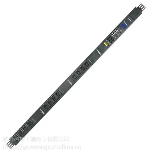 购旺智能PDU机柜插座工业插排LED显示电流电压功率16A工业连接器C13/C19组合电流电压表