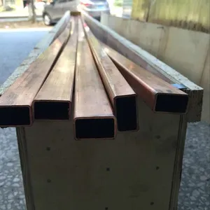 洛铜专营TU1紫铜管 耐磨工业电热铜管 环保四方紫铜管 规格齐全