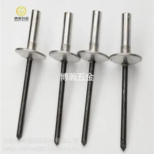 封闭大帽沿铝拉钉封闭圆头铝抽芯铆钉4.8系列