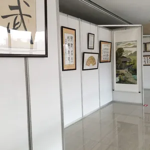 上海挂画展板定制服务、1*2.5米折叠展板制作 画板展架租售