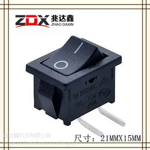 厂家直销(O-一)两档弯脚船形开关21X15ZDX-1115-BBAA