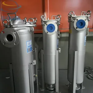 供应不锈钢侧进平盖袋式过滤器