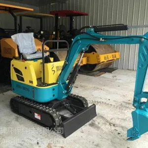 山东可安装破碎锤的挖掘机 小型橡胶履带挖掘机 农用果园挖土机