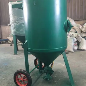 高压喷砂机/小型喷砂机移动式喷砂罐防腐除锈设备移动开放式高压增压喷砂机