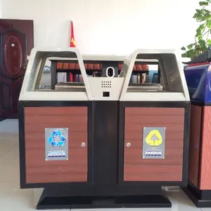 新疆垃圾桶/华庭美居果皮箱精致耐用/博乐环卫户外垃圾桶色彩丰富