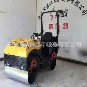 一吨沟槽压实机 鼎诚双钢轮沥青压路机